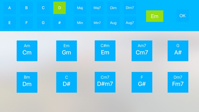 Chord Transposer TV(圖3)-速報App