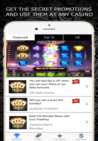 Real Money Casino Bonuses GUIDE - The Best Online Casino Bonuses Guide (Including FreeSpins for 10bet players) screenshot 4