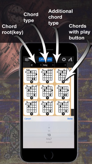 Guitar Chords Compass Lite - learn the chord charts & play t(圖3)-速報App