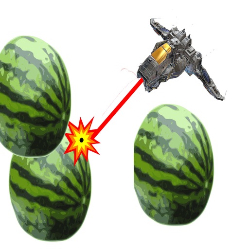 Melon Attack - Asteroids that Splat iOS App