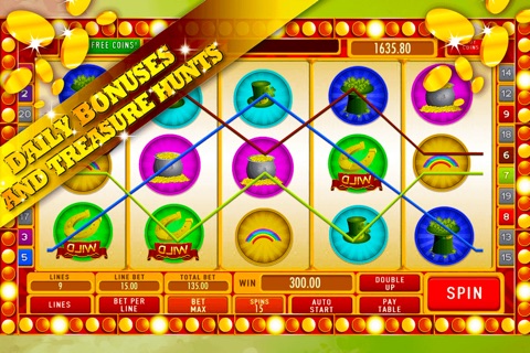 Golden Treasure Slots: Spin the legendary Leprechaun Wheel and win Irish rewards screenshot 3
