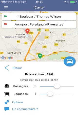 Taxi Perpignan screenshot 3