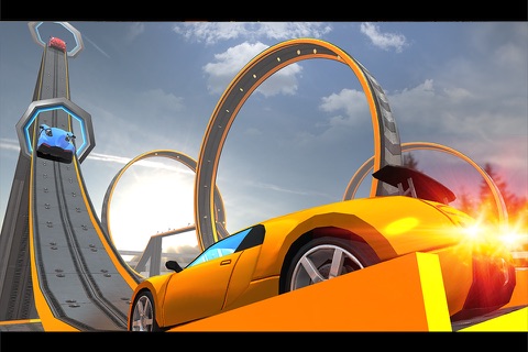 Extreme Sports Car Stunts 3D - City Muscle Car Racing & Drifting Challenge screenshot 3