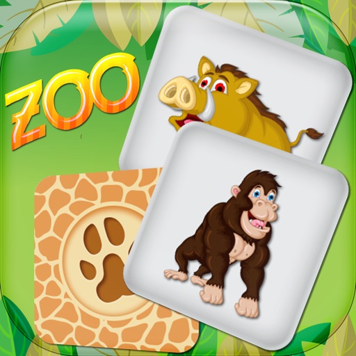 Zoo Memory Game – Animal Cards Matching Challenge for Learn.ing and Brain Train Icon
