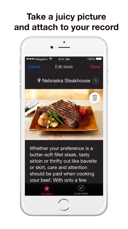 TopSteak - your meat organizer