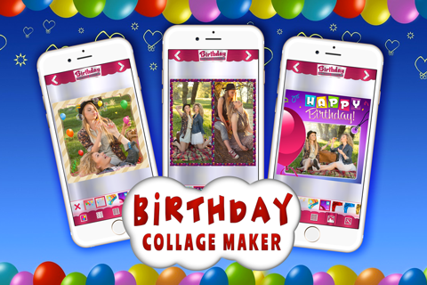 Birthday Collage Maker – Frame Party Picture.s With Happy Birth.day Photo Editor screenshot 3