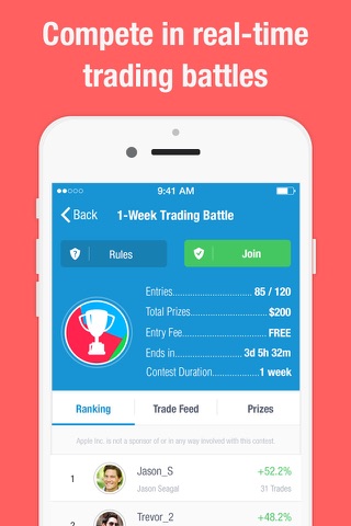 UpTick - the virtual stock market game screenshot 3