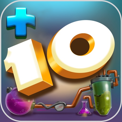 Plus 10 Mental Math Game for Brain Training with Addition and Subtraction Drill iOS App