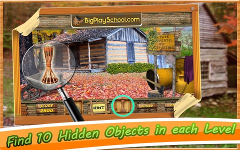 Cabin in the Woods Hidden Objects Game screenshot 3