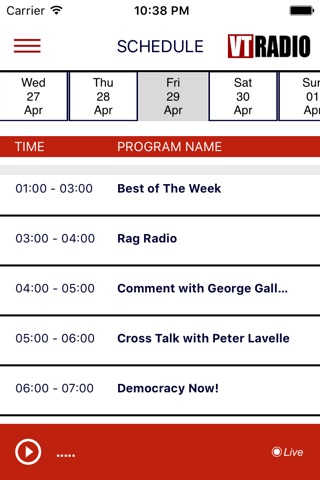 VT Radio screenshot 3