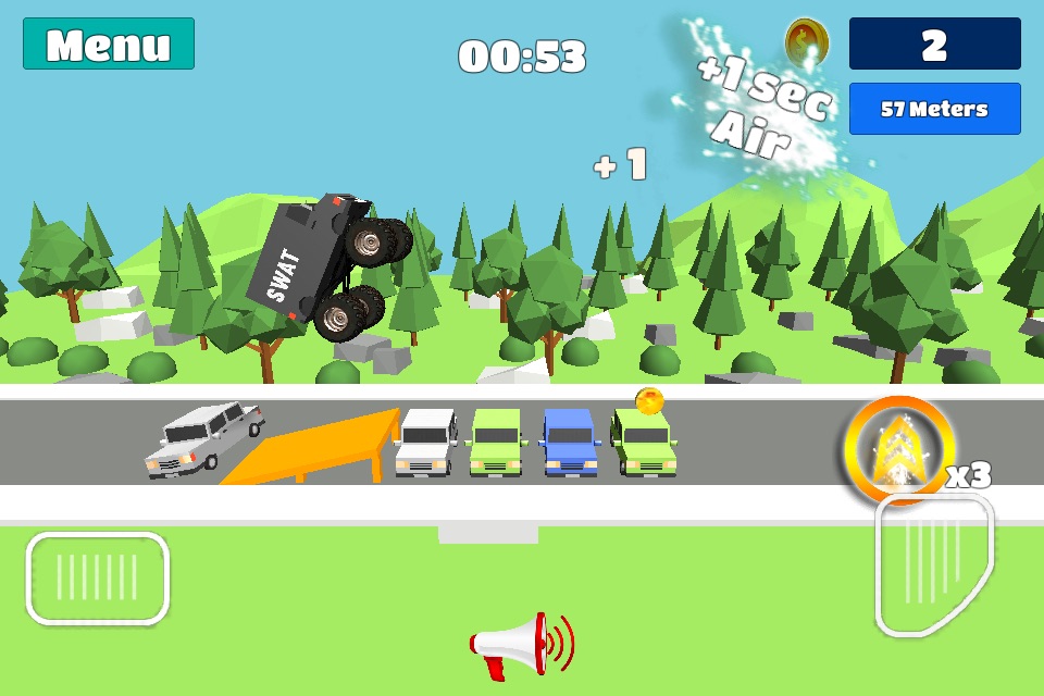 Monster Truck Stunt Speed Race screenshot 3