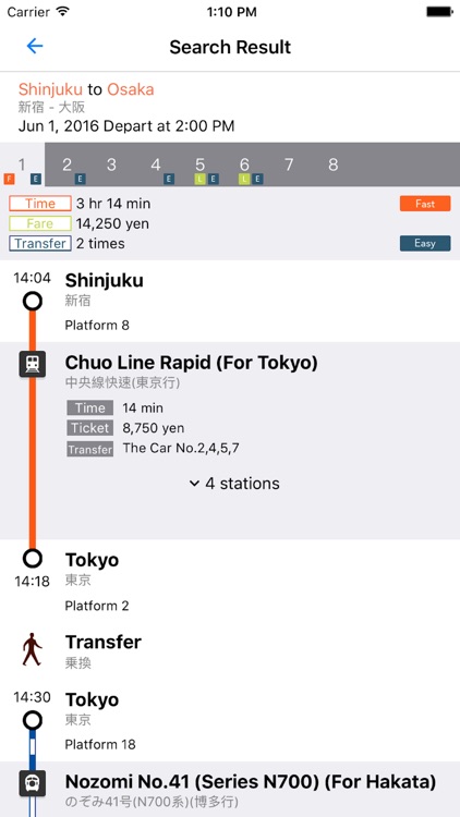 Japan Transit Planner