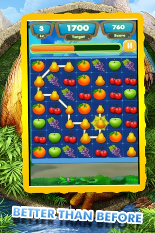 Fruit Crush Link Mania- Drag finger with like Fruits screenshot 4