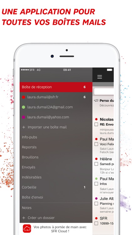 SFR Mail – l’application de messagerie pour emails screenshot-0