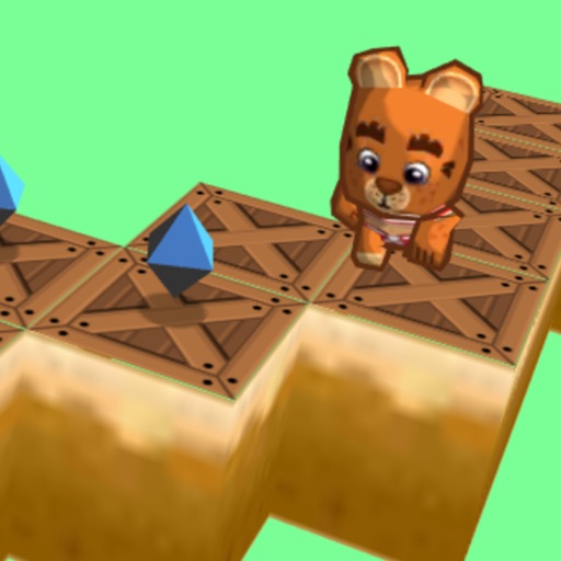 Zigzag jumpy bear 3D - Endless jump and run on zig zag road iOS App