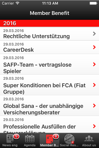 SAFP | Swiss Association of Football Players News screenshot 4