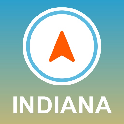 Indiana, USA GPS - Offline Car Navigation icon