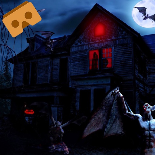 VR- Visit Haunted House 3D Free Icon