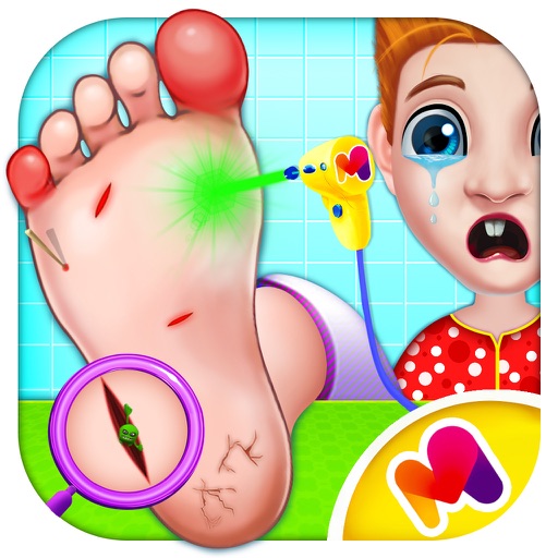 Kids Leg Surgery - Nail Doctor Toe Nail Surgery, Kids free games for fun Icon