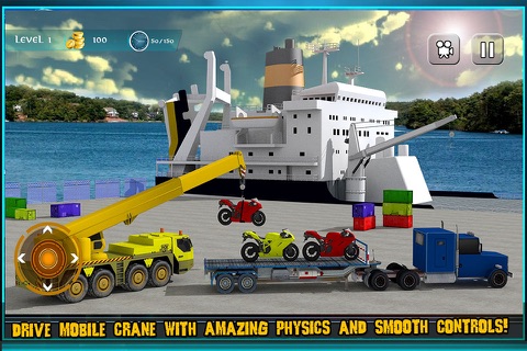 Cargo Ship: Crane Simulator screenshot 2