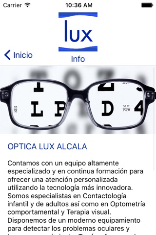OPTICA LUX ALCALA screenshot 2