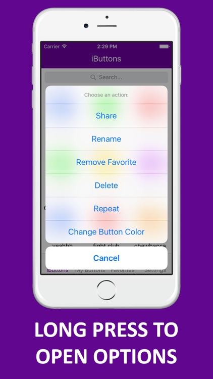 iButtons for iPhone: Soundboard App to Play Funny Sounds