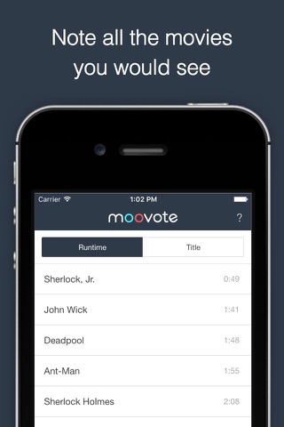 Moovote screenshot 2