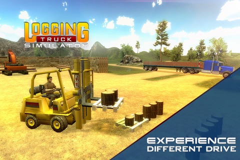 Logging Truck Simulator 3D – A PRO 18 Wheeler Transporter Truck Driver Simulation screenshot 2
