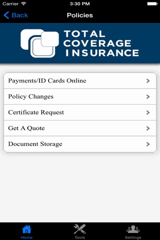 Total Coverage Insurance screenshot 2