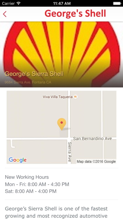 George's Shell Loyalty Program