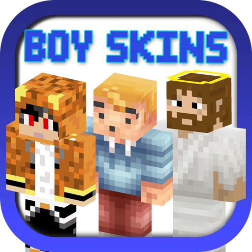 Boy Skins for PE - Best Skin Simulator and Exporter for Minecraft Pocket Edition icon