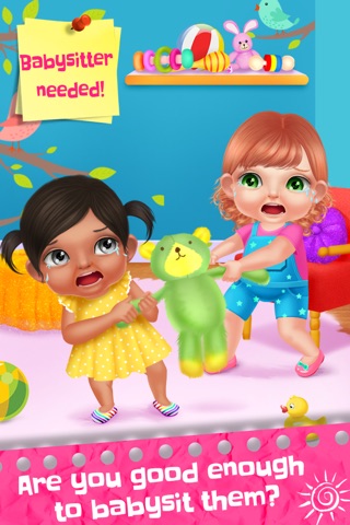 Babysitter & Baby Care Play Day! Spa, Salon & Makeover Game for Girls screenshot 2