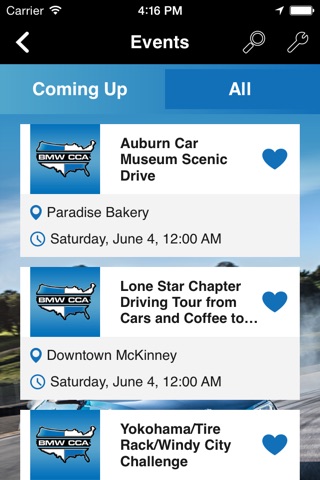 BMW Car Club of America screenshot 3
