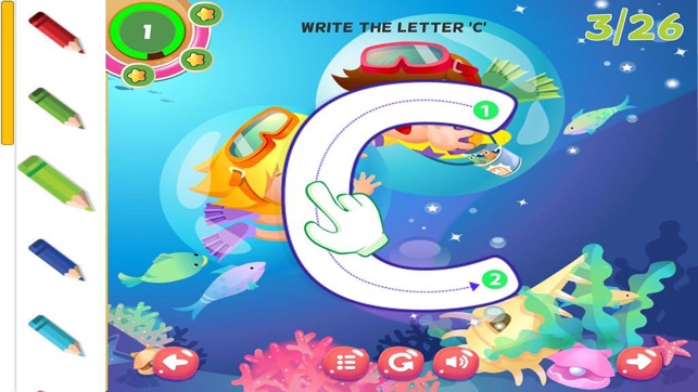 ABC Tracing Alphabet Learning Writing Letters(圖3)-速報App