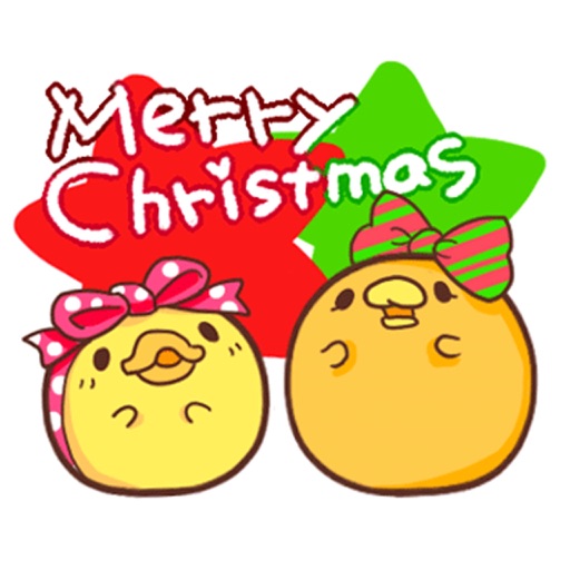 Yelly Xmas The Chicken Stickers Icon