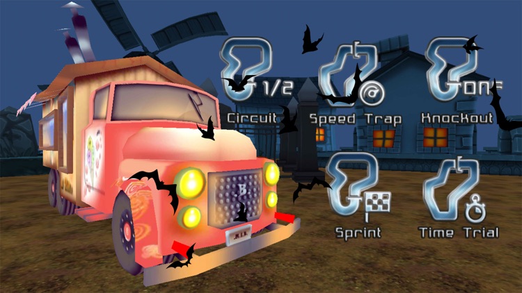 Spooky Zombie Town Car Race