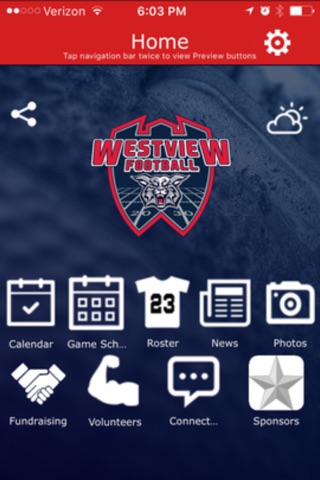 Westview Football app screenshot 3