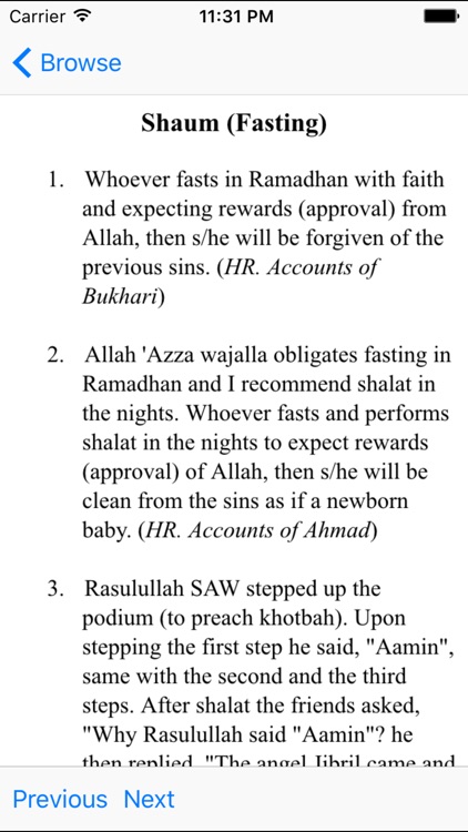 Hadith Pack - English Indonesia
