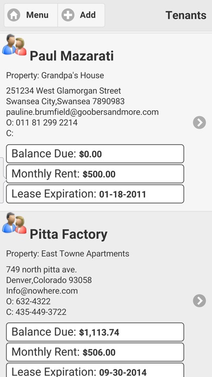 Landlord Tracks Mobile screenshot-3