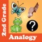 The 2nd  Grade Picture Analogy app is for 6-8 year old kids