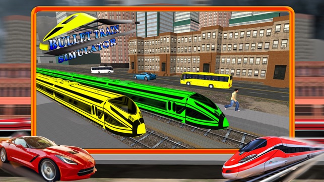 Rail Bullet Train Driver Game