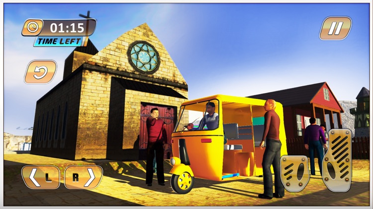 Rickshaw Pick & Drop Driving screenshot-3