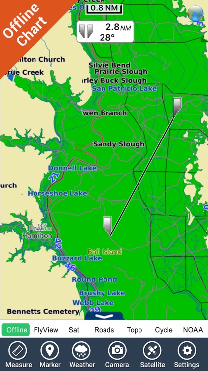 Toledo Bend Texas HD - GPS chart Navigator