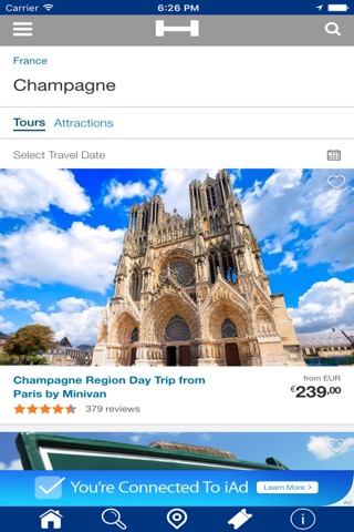 Champagne Hotels + Compare and Booking Hotel for Tonight with map and travel tour screenshot 2