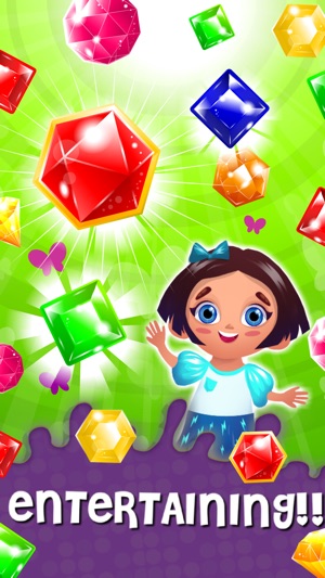 Match-3 Mania - diamond game and kids digger's quest hd free(圖2)-速報App