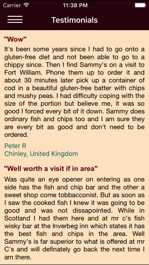 Sammy’s Fish & Chip Shop(圖4)-速報App