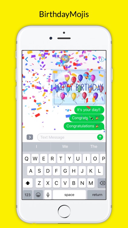 BirthdayMojis: Emoji Keyboard App