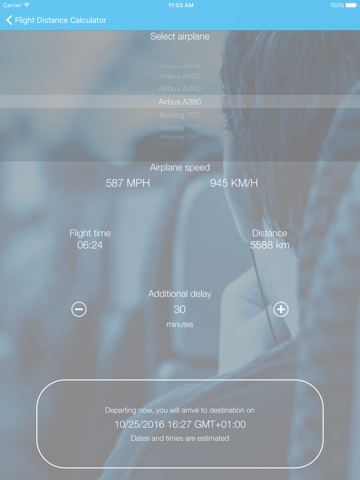 Flight Distance Calculator Time Duration Estimator screenshot 2