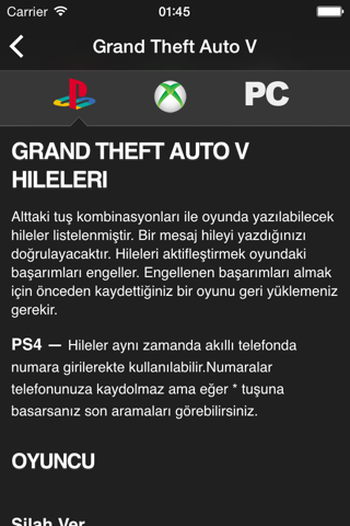 Cheats for GTA - for all Grand Theft Auto games screenshot 2