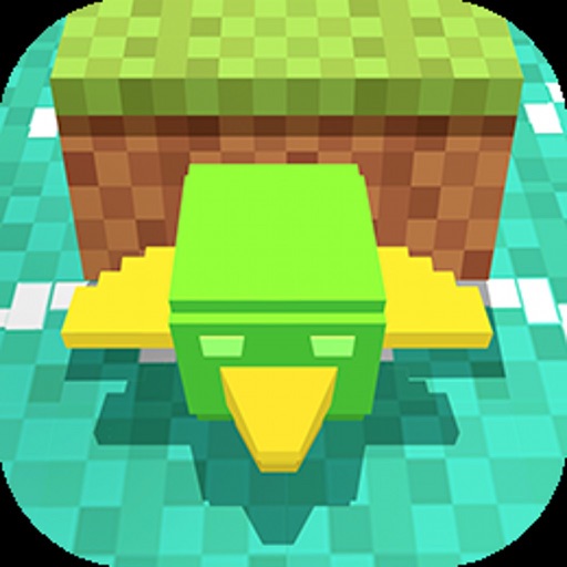 Pixel Blocky Birdy Glide icon